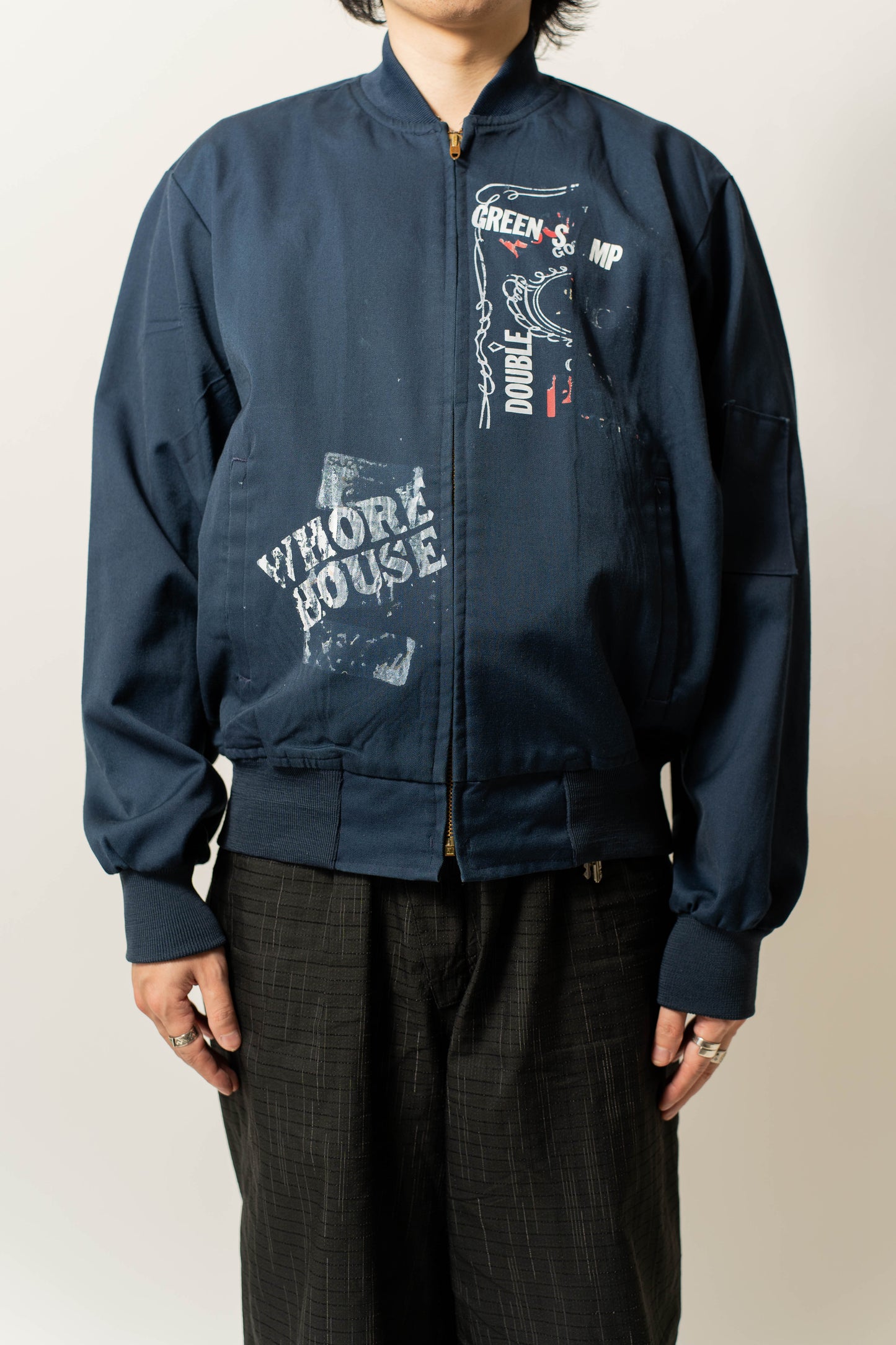 Remake Painted Polyester Jacket