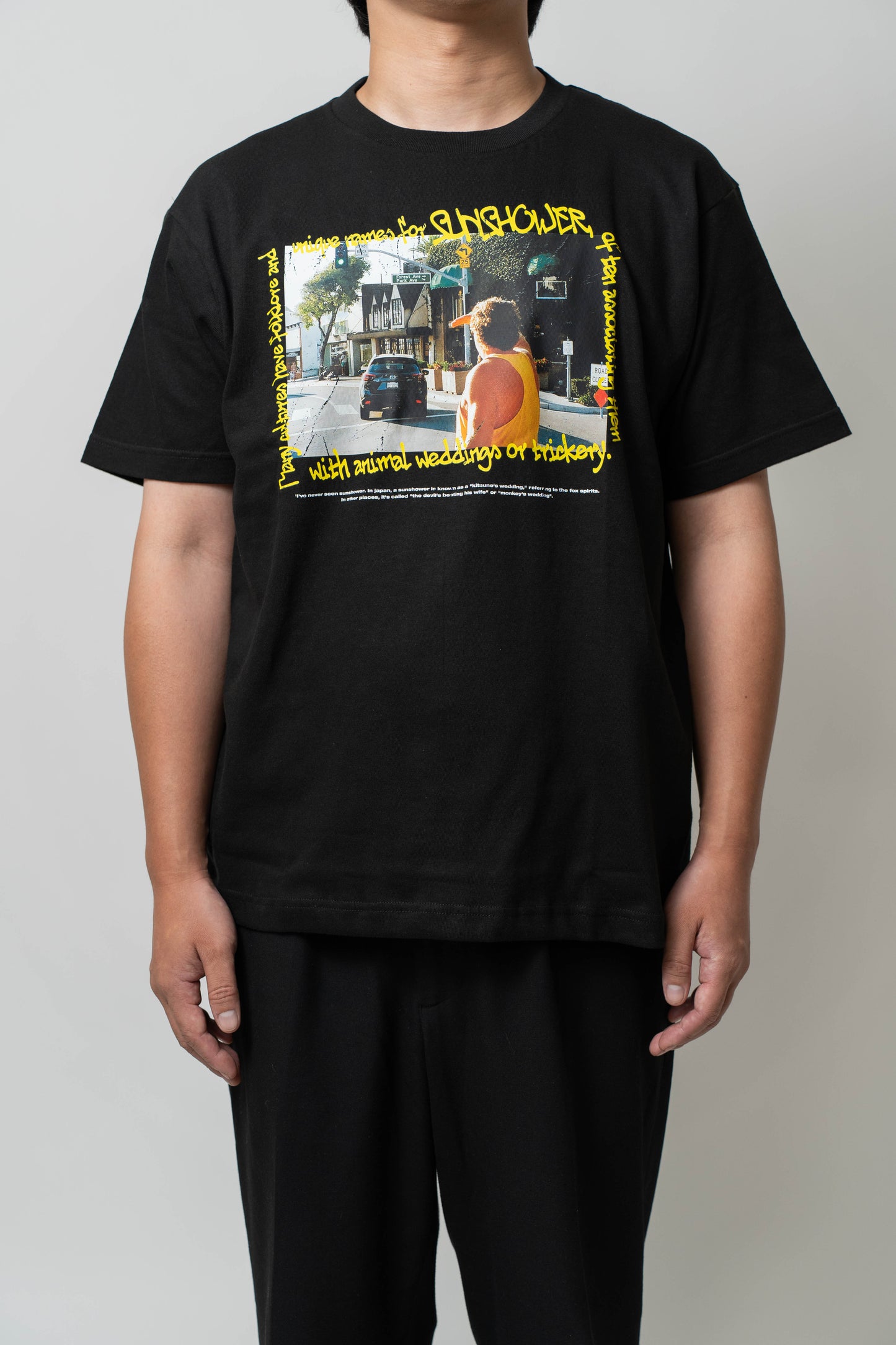 SUNSHOWER 001 TEE (BLACK)