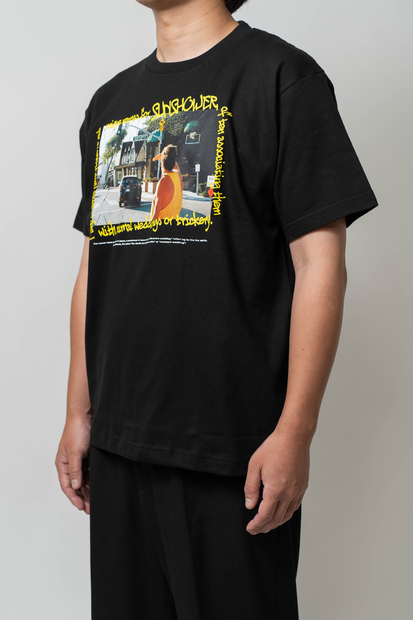 SUNSHOWER 001 TEE (BLACK)