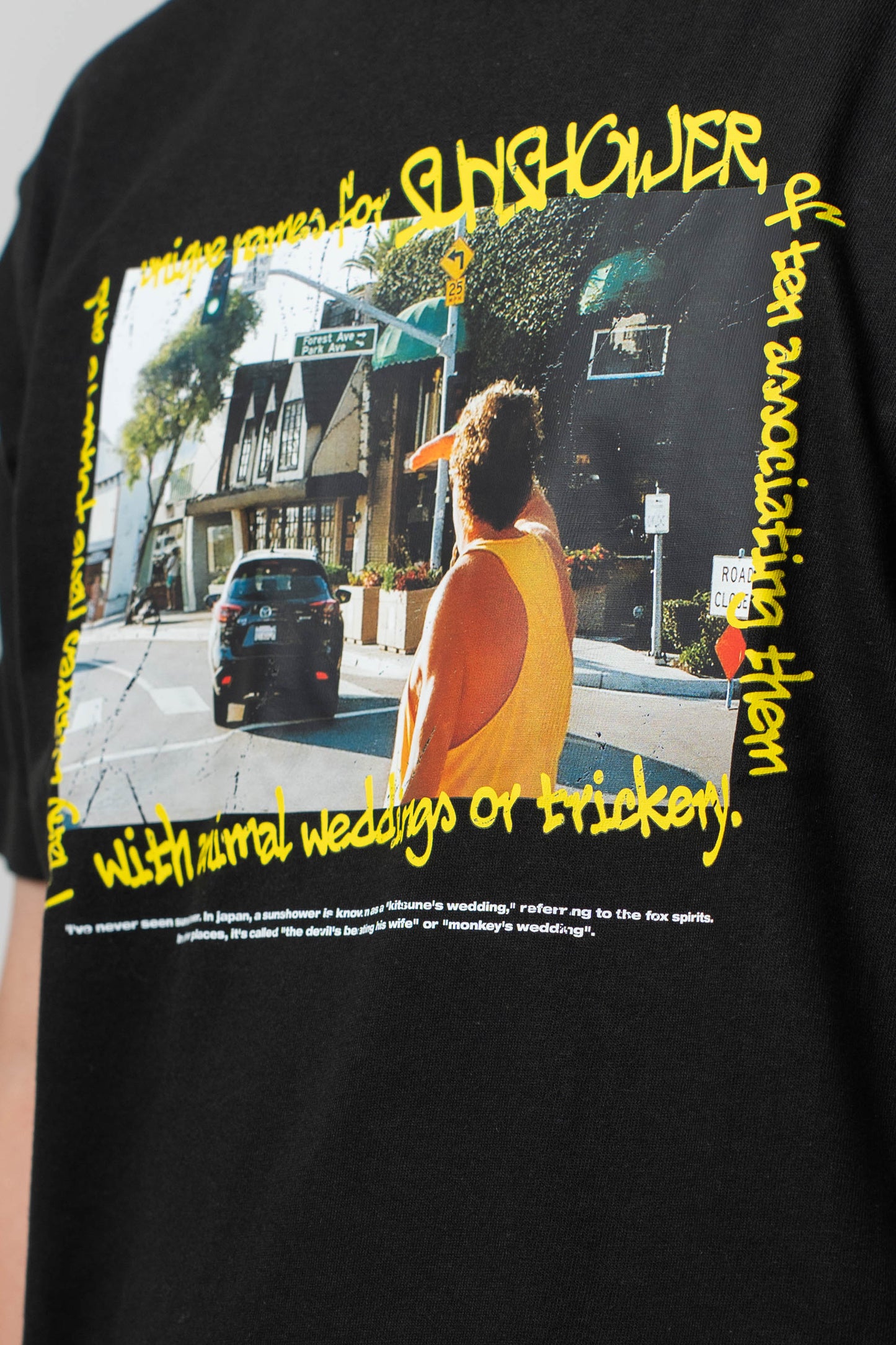 SUNSHOWER 001 TEE (BLACK)