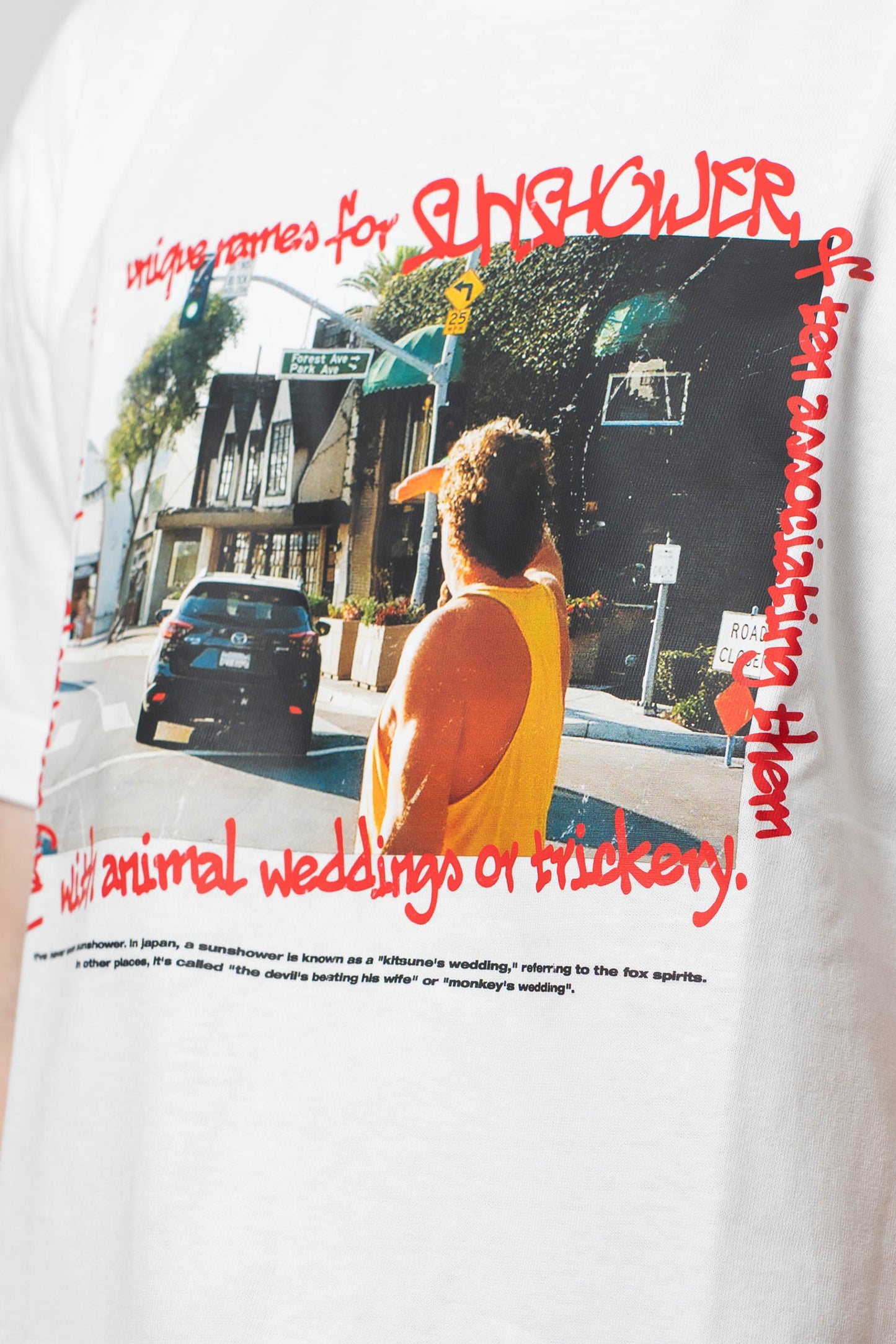 SUNSHOWER 001 TEE (WHITE)