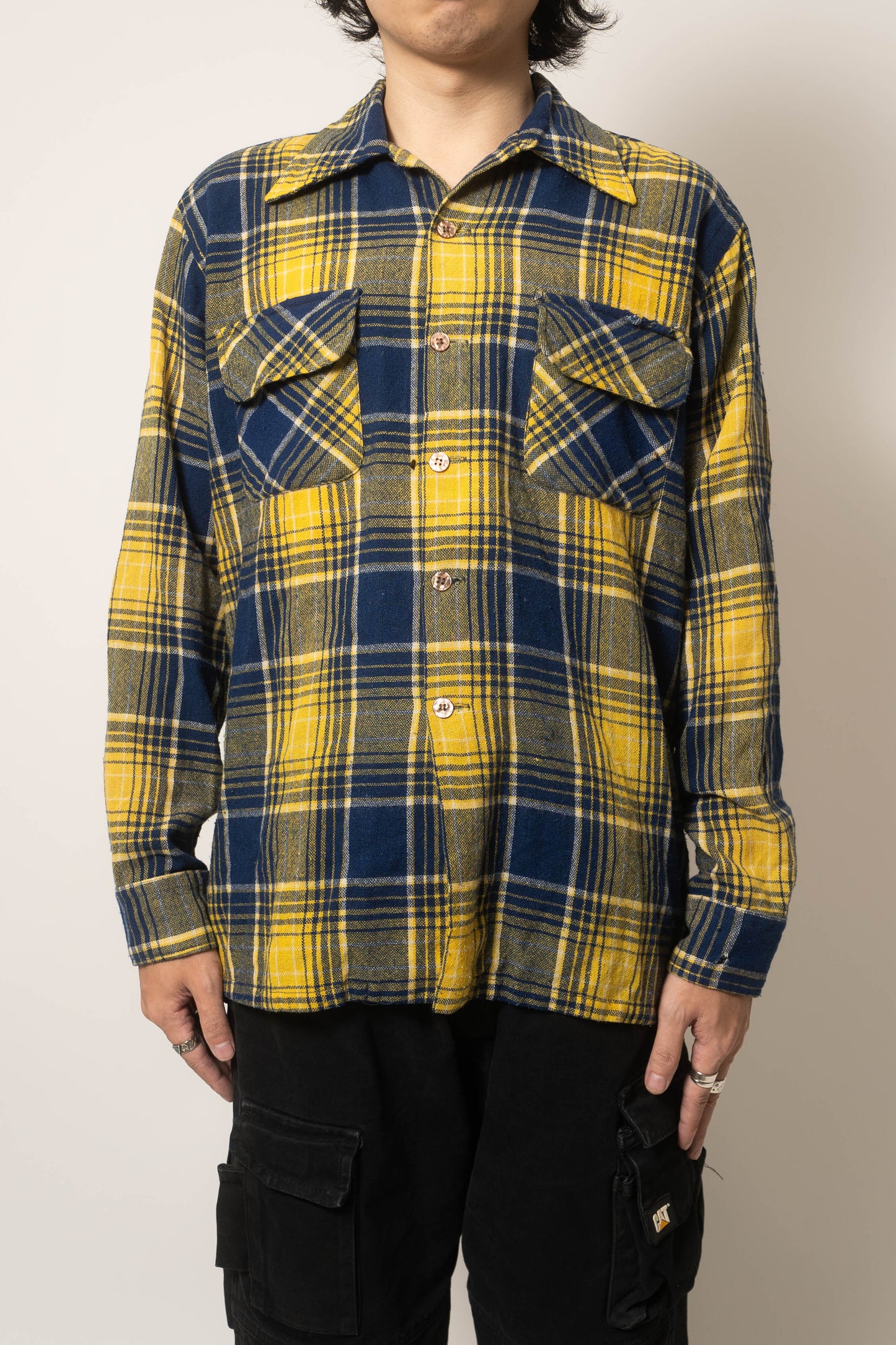 Vintage YLW Striped Shirt