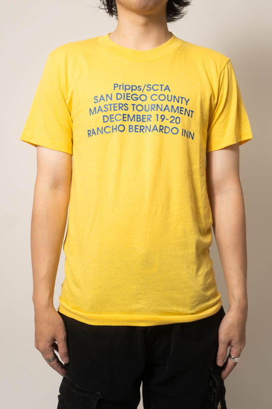 80's MASTERS TOURN YLW Tee