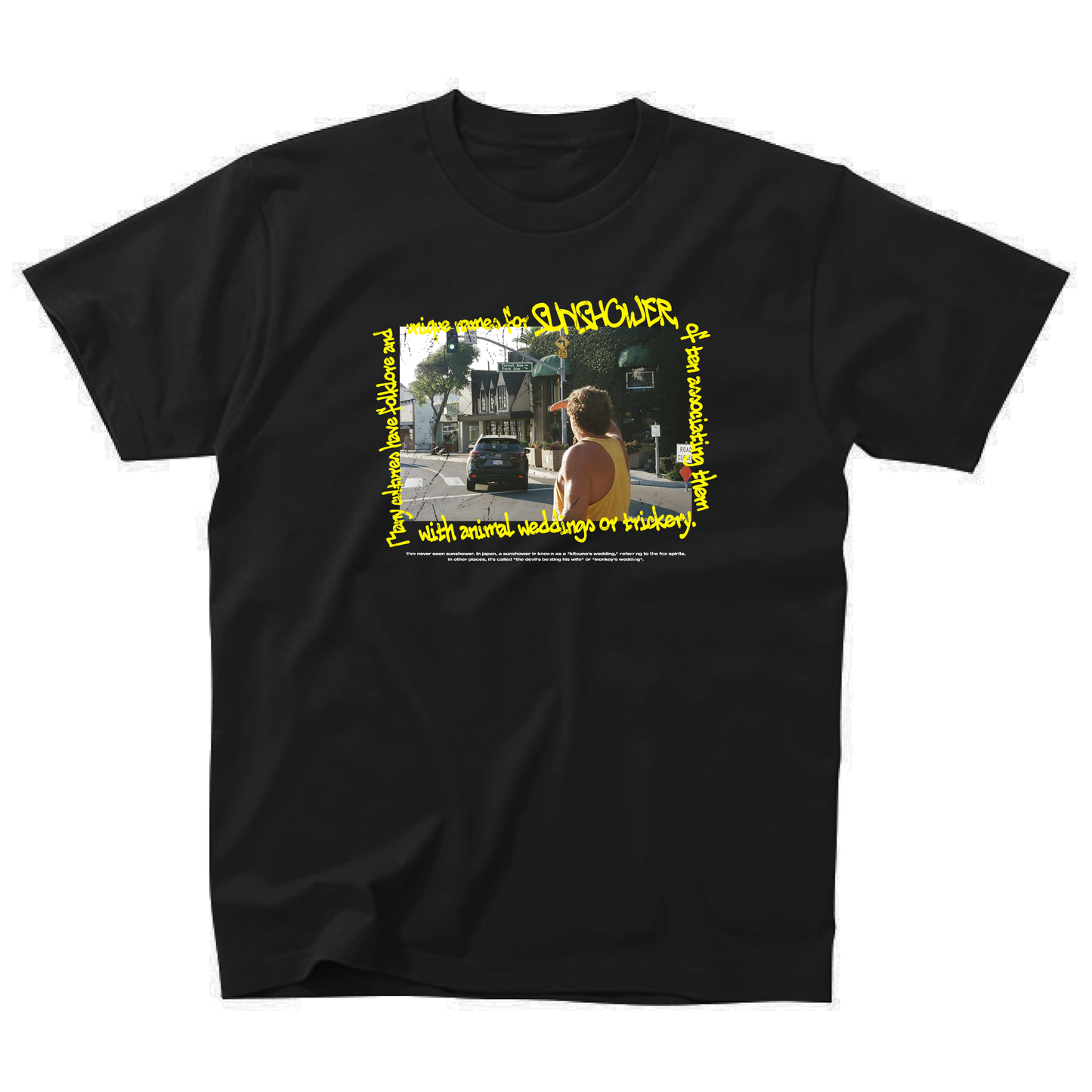 SUNSHOWER 001 TEE (BLACK)